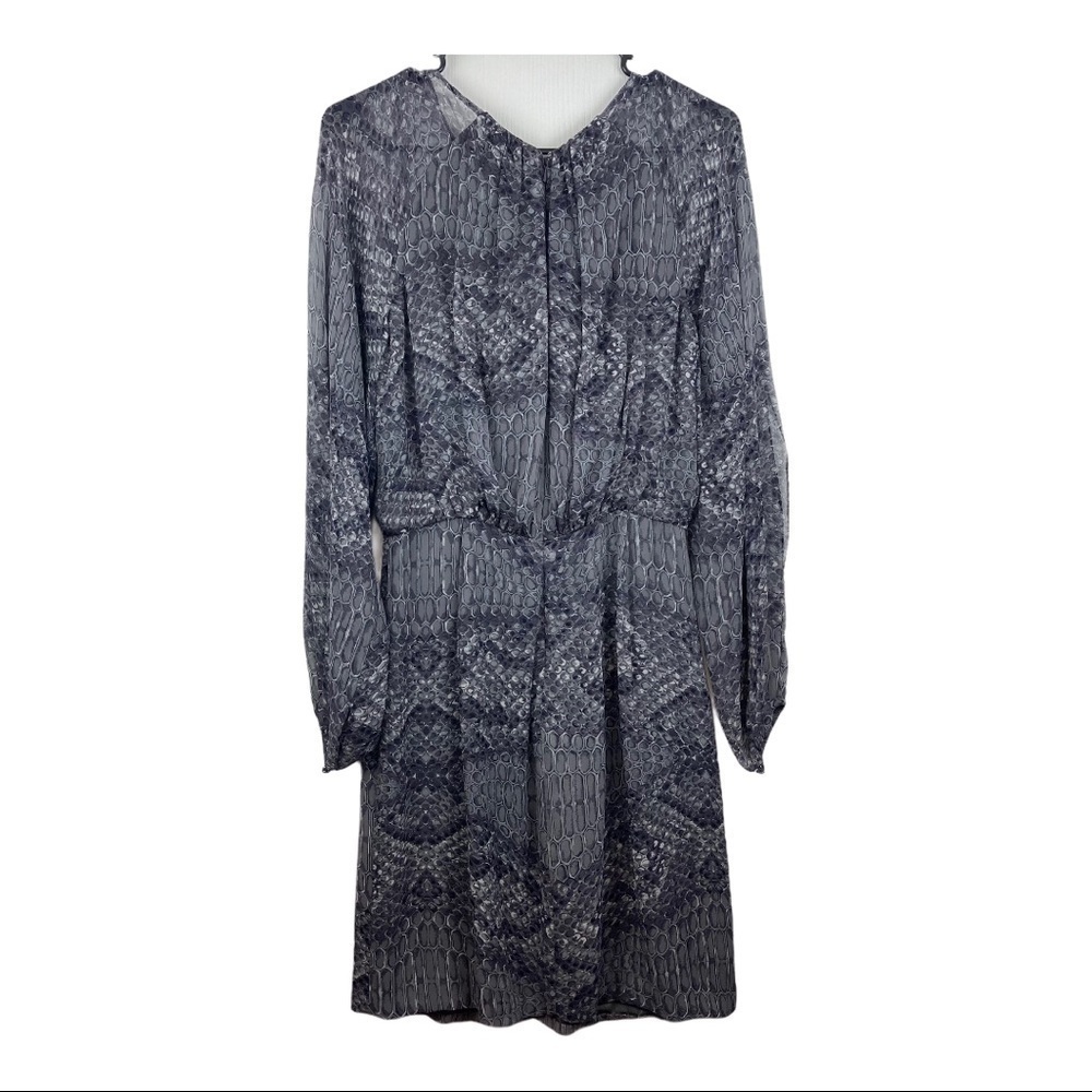 David Meister mini chiffon printed dress